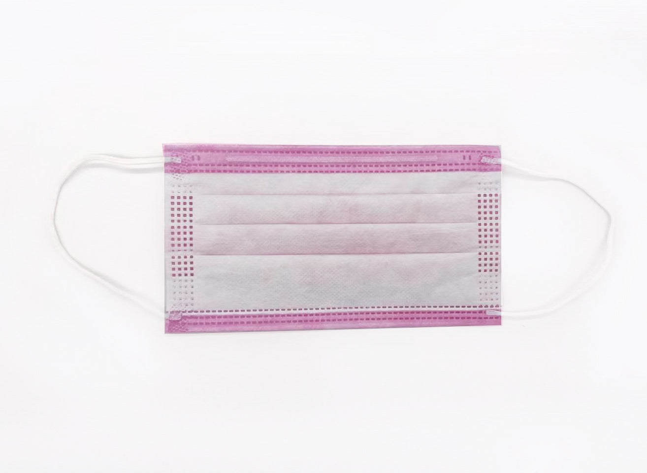 (SX-0008) 三層防護口罩 (玫瑰粉紅/非獨立包裝) 20片  買一送一