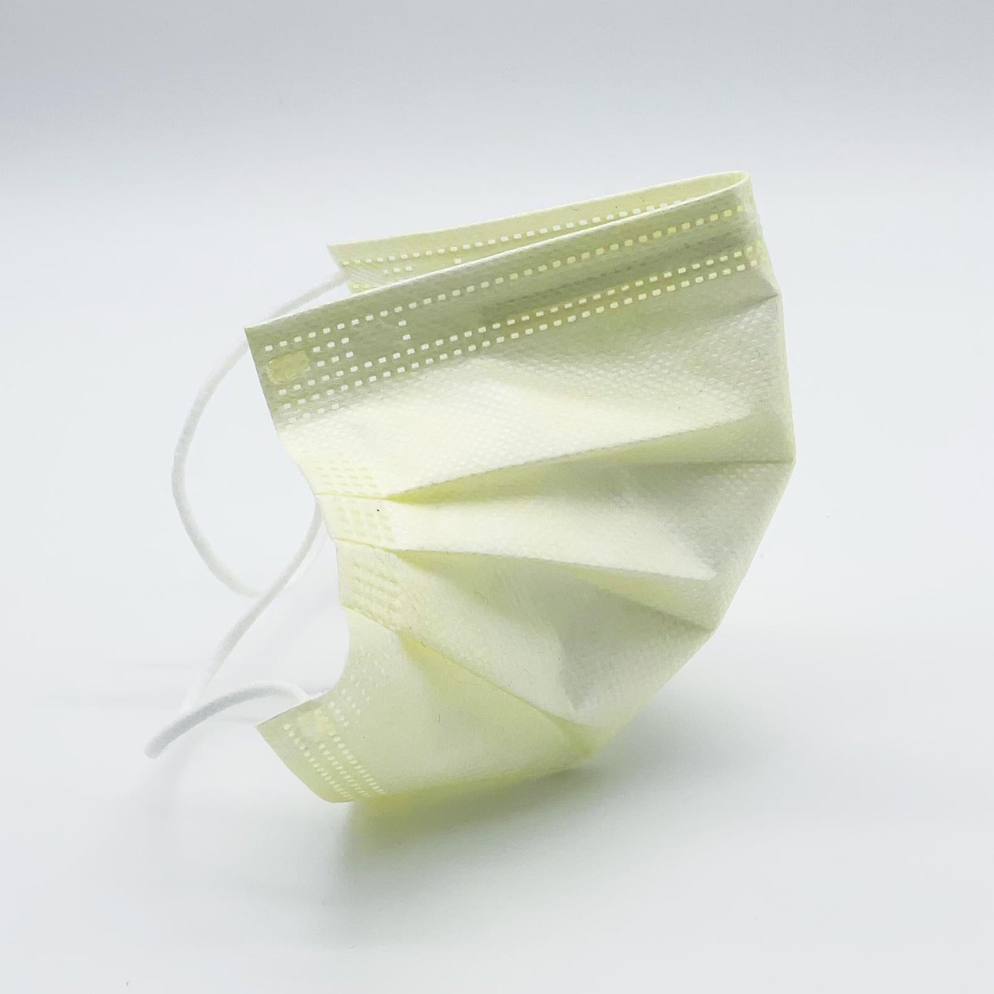 (SX-0017)  【5包】(7片)> 三層防護口罩 (粉黃色) 7片