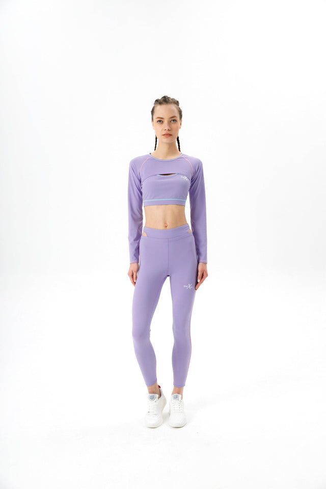 LIMITED EDITION 2 IN 1 LONG SLEEVE SPORT BRA - SUPER X