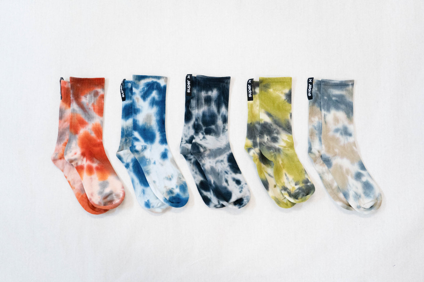 Tie-dye socks
