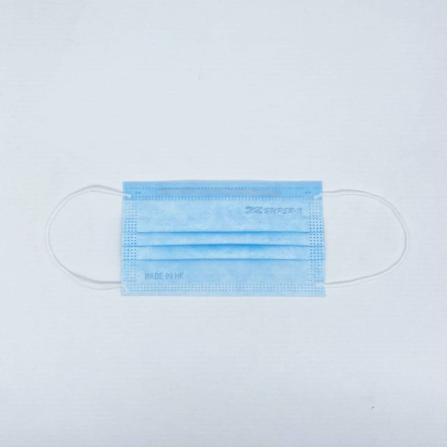(SX-0002) 【5包】三層防護口罩 (淺藍色) 7片