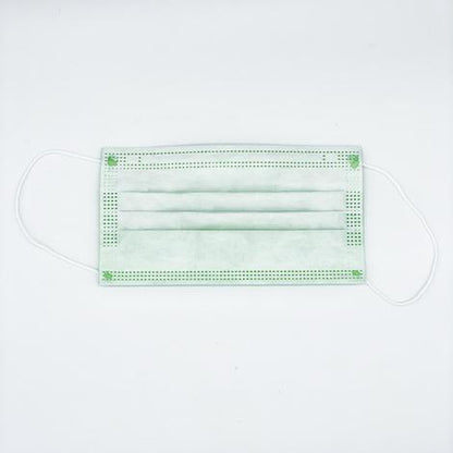 (SX-0009) 【5包】(7片)> 三層防護口罩 (草綠色) 7片