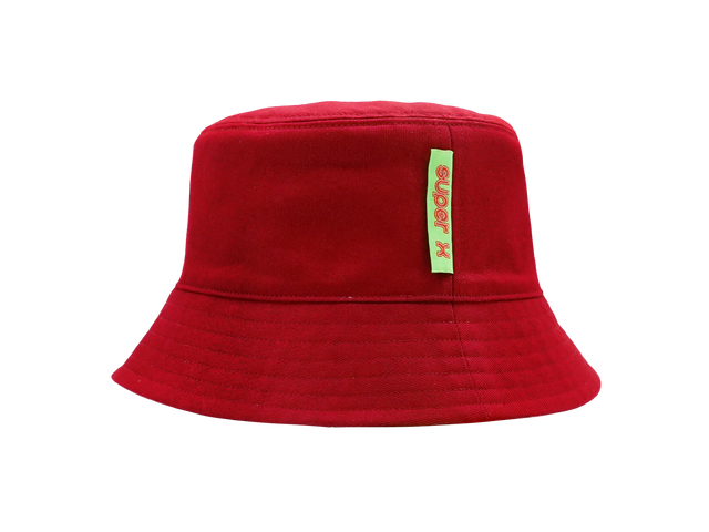 Brick Red Reversible Bucket Hat