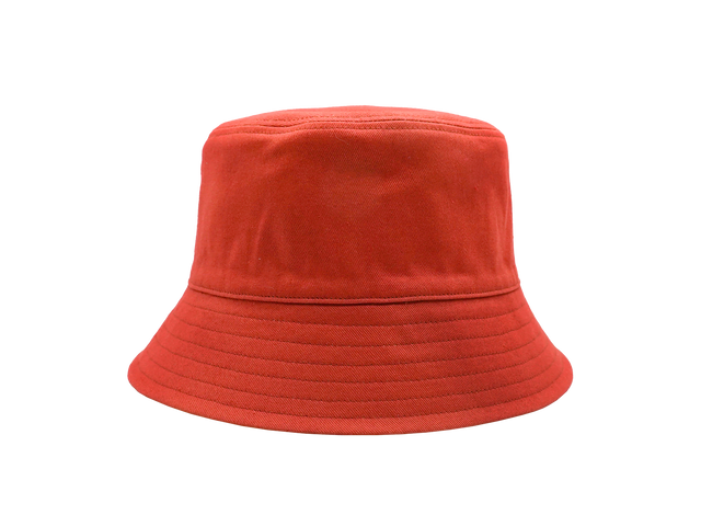 磚紅色/姜黃色雙面漁夫帽