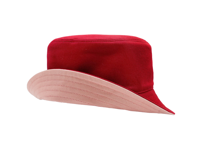 Brick Red Reversible Bucket Hat