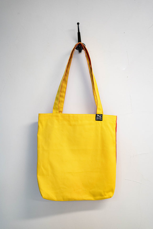 Two-tone tote bag